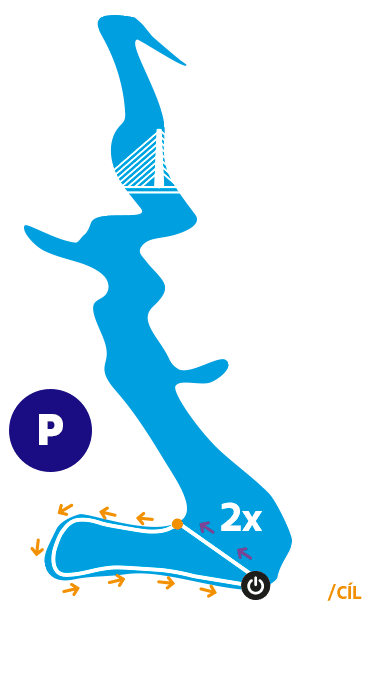 Jordánský maraton Tábor - Trasa P 2022